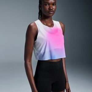 On Pace Tank - Pink White